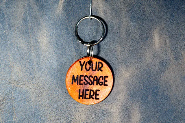 Smart Leather NFC Keychains - view 4